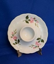 1x Eierbecher mit Ablage Winterling Kirchenlamitz Wildrose Relief