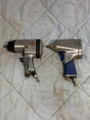 Pneumatic Impact Wrench 1/2  Drive LOT OF 2 Campbel Hausfeld SunTech TESTED WORK
