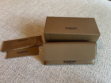 NEW BURBERRY EYEGLASSES/SUNGLASSES BROWN LEATHER SOFT CASE/CLOTH- 5