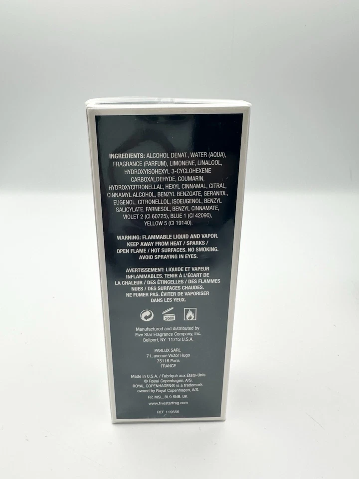 Royal Copenhagen Musk 3,4 OZ Eau de Cologne Spray Caja Sellada Foto 3 de 3