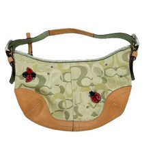 Vintage Y2K Coach Signature Soho Optic Ladybug Hobo Handbag Limited Edition Rare