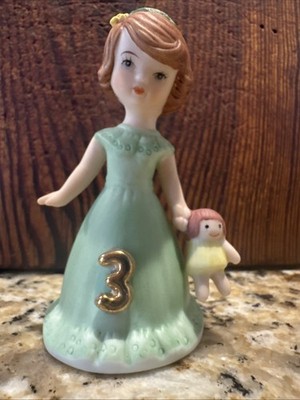 Enesco Growing Up Girl #3/Vintage/1982