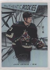 2021-22 Upper Deck SP Game Used Authentic Rookies 51/73 Jan Jenik #148 05iv