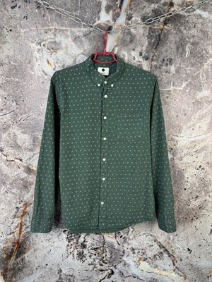 Men s NN07 No Nationality Shirt Button Up Sixten Print Size Large