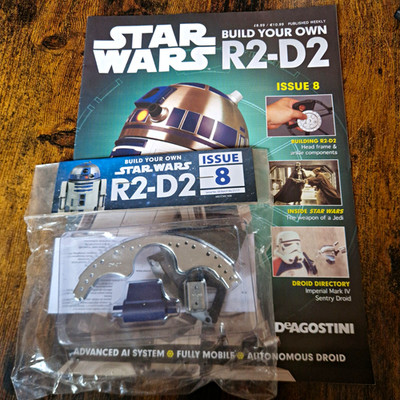 DeAgostini Star Wars Build Your Own R2-D2 Ausgabe 8 Magazin & Teile