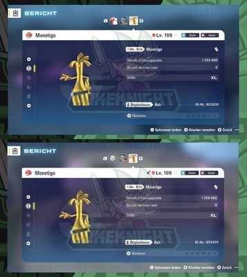 Gierspenst & Monetigo Shiny/ non shiny Max. EV 6IV/ DV Pokemon ZA Legenden: Z-A