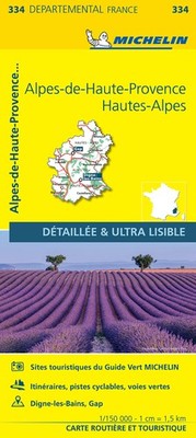 Michelin Alpes-de-Haute-Provence, Hautes-Alpes - Michelin Local Map 334 (Map)