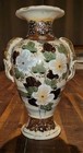 Antique Meiji Period Japanese Satsuma Moriage Vase 10" — photo 2