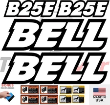 Fits Bell B25E Decal Kit Articulated Dump Truck - 3M VINYL- FREE SHIPPING