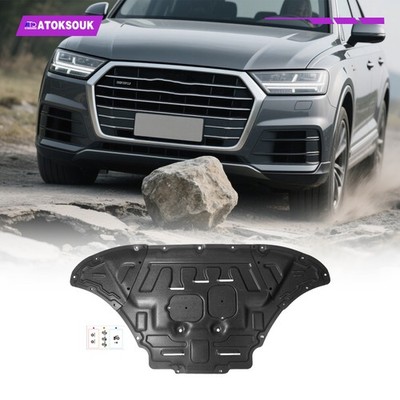 Engine Splash Shield For Audi Q7 2017-2024 Heavy Skid Plate W/Service Hole