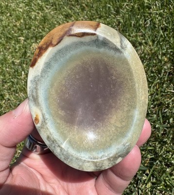 Polychrome Jasper Crystal Bowl 3 1/8 