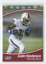 2021 SAGE Football Premier Draft Justin Henderson Red #87