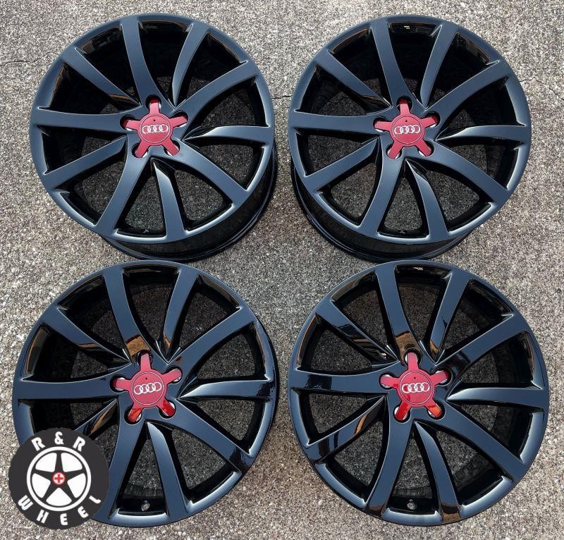 AUDI A4 2013-2014 Genuine OEM Factory WHEEL SET 18