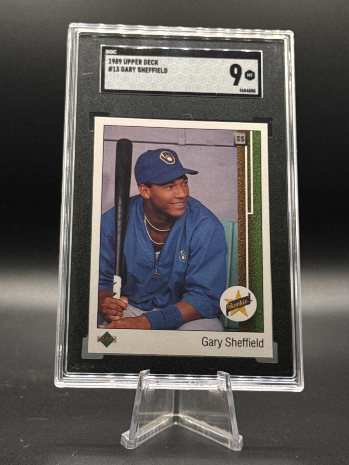 1989 Upper Deck - Gary Sheffield #13 Right Side Up SS on Front (RC)