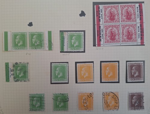 RARE 1900s- New Zealand lot of Postage stamps Mint/ used - Bild 5 von 7