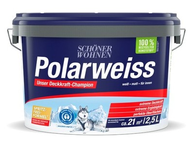 Schöner Wohnen Polarweiss 2,5L weiss scheuerbeständig