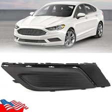 Driver Left Bumper Fog Light Cover Bezel For Ford Fusion 2017-2018 FO1038166 LH