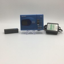 Vintage Sony Minidisc MD Walkman - MiniDisc Player/Recorder - Blue MZ-R35/L