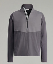 New Zero Restriction HEX 1/4 Zip Pullover Charcoal L1139- Pick Size