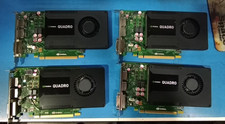 Lot of 4 NVIDIA Quadro K2000 : 2GB GDDR5 : Graphics Card : Tested Working