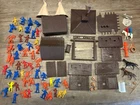 Vintage Marx Fort Apache Playset Lot Cavalry Indians Fence Fort Parts