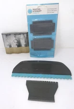 Martha Stewart Crafts Grain Striping & Painting Combs 32239 & 172896 SET FIVE