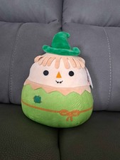 Squishmallows 8" Samuel the Scarecrow Fall Halloween Plush Squishmallow