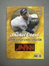 ✨Shohei Ohtani 2012 Japanese High School Rookie (RC) Baseball Card Japan🧨