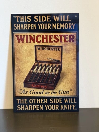 Winchester   Knives  Vintage Style Metal Sign Advertising