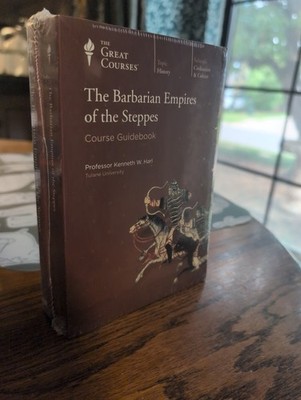 NEW The Great Courses: Barbarian Empires of the Steppes 6-DVDs Course book Harl