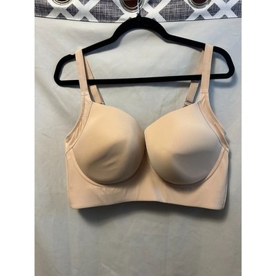 NWT Shapellx Shapeware Beige Push Up Bra Size 44DDD