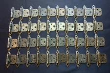 Lot of 40 VTG Cabinet Door Hinges 3”  182 889 Self Closing  Semi Concealed