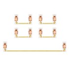 Gold Plated Plate Mounted Stabilizer for Custom Mechanical Keyboard 2U 63900
