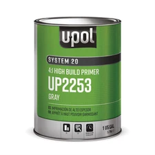 U Pol UP2253 SYSTEM 20 High Build Primer 4:1, Multi-Use, 1 Gallon