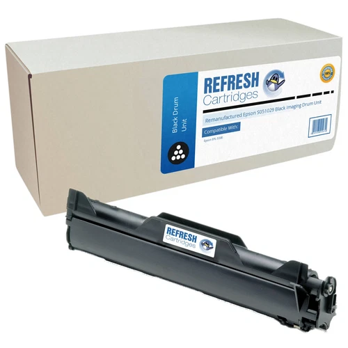 Refresh Cartridges Black Drum S051029 Compatible With Epson Printers