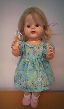British National Doll BND Hard Plastic Walking Doll Vintage C1950-60s 20"