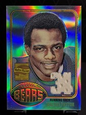 2001 Topps Chrome - Walter Payton Refractor Reprints Walter Payton #WPR1 1976...