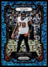 2021 Panini Prizm blue dots /60 laremy tunsil  Detroit Lions #146