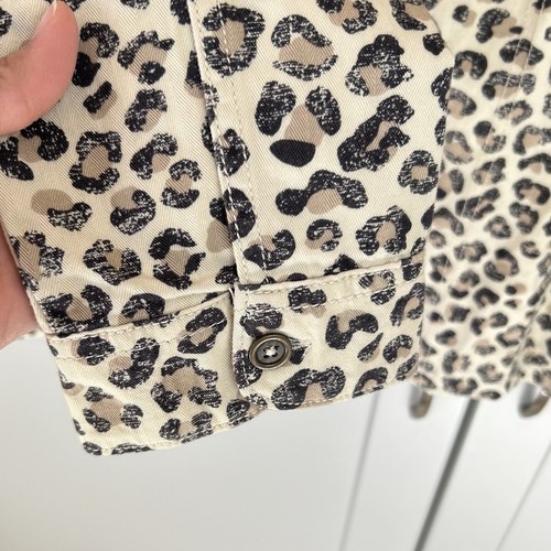 NWT Caslon Women’s 2X Button Up Schacket Leopard Print Multi Color Spring Office - Picture 9 of 11
