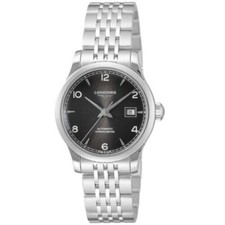 Longines L23214566 Record Automatic Black Dial Ladies Watch New  Box  Paper's