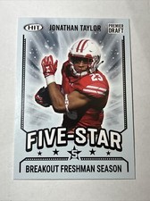 2020 Sage HIT Five-Star Black Breakout Freshman Jonathan Taylor Rookie RC # 39