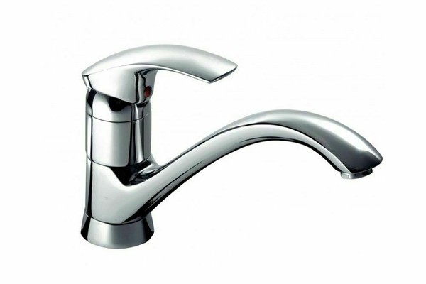 Wasserhahn KüChe Chrom SpüLbecken KüChenarmatur SpüLe Mischbatterie-image