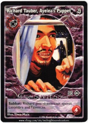 Richard Tauber, Ayelea's Puppet Tremere Antitribu The Sabbat V:TES VTES Vampire