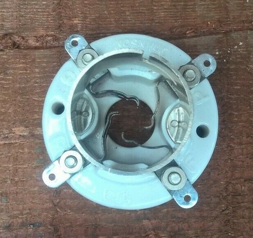 10 x VINTAGE E.F. JOHNSON 210 CERAMIC TUBE SOCKET FOR WE VT-25 VT52 AMPLIFIER - Foto 8 di 10