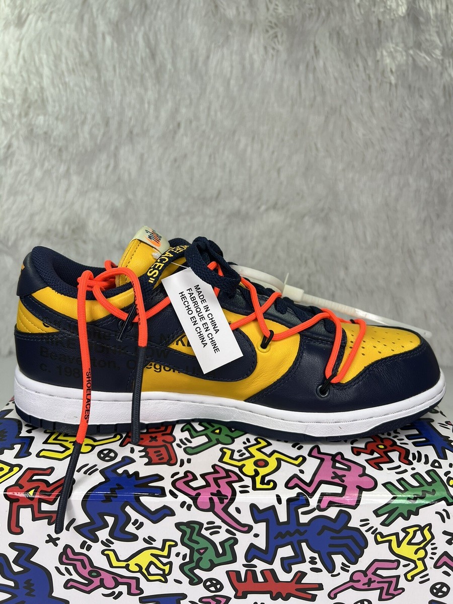 古*い様 NIKE　OFF-WHITE　DUNK　HI 29cm イエロー Nike Off-White x Air Rubber Dunk University Gold for Sale