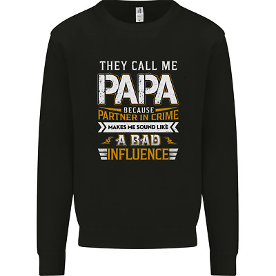 They Anruf Me Papa Lustig Vatertag Herren Sweatshirt Pulli