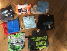 NWT Boys size 7/8  8 clothes Lot of 16 Pcs Outfits Spring/Summer Minecraft more