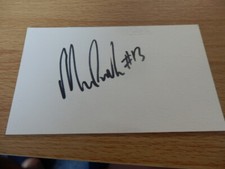 MARK PASTON    - ACTIVE / RETIRED PLAYERS - ALL LEAGUES - AUTOGRAPHED  CARD