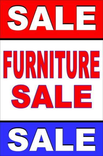 Furniture SALE Advertising poster sign  24"x36" - Picture 1 of 4