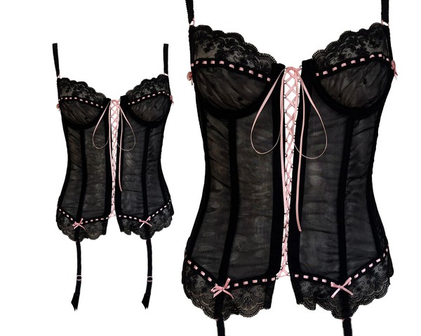 Roberto Cavalli NWT Underwear Bustier/ 2000s Roberto Cavalli lingerie top